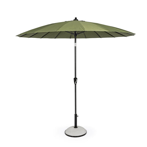 Ombrellone palo centrale Atlanta in acciaio verniciato a polvere per giardino e balcone Ø 270 cm