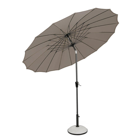 Ombrellone palo centrale "Atlanta" in acciaio verniciato a polvere per giardino e balcone Ø 270 cm