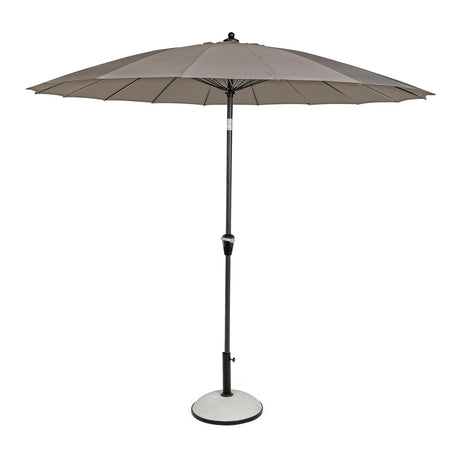 Ombrellone palo centrale "Atlanta" in acciaio verniciato a polvere per giardino e balcone Ø 270 cm
