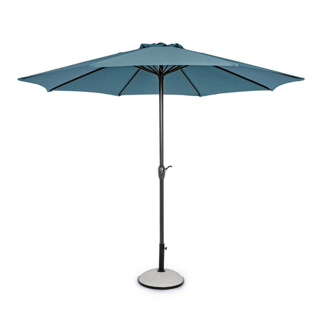 Ombrellone palo centrale "Kalife" in alluminio verniciato a polvere per giardino e balcone Ø 270 cm
