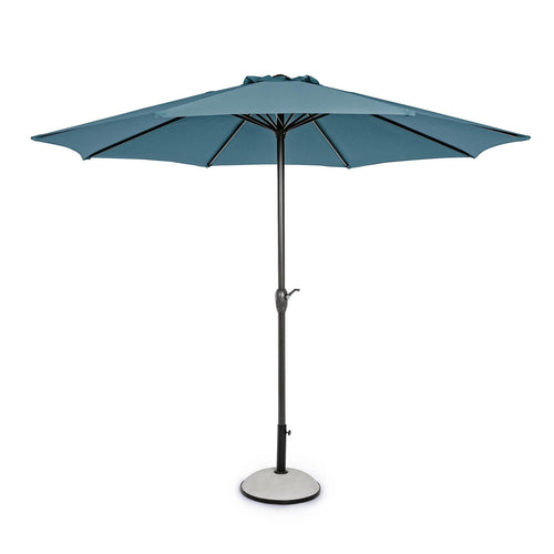 Ombrellone palo centrale Kalife in alluminio verniciato a polvere per giardino e balcone Ø 270 cm