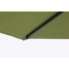Ombrellone palo centrale Kalife in alluminio verniciato a polvere per giardino e balcone Ø 270 cm