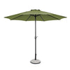 Ombrellone palo centrale Kalife in alluminio verniciato a polvere per giardino e balcone Ø 270 cm