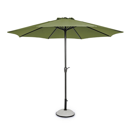 Ombrellone palo centrale "Kalife" in alluminio verniciato a polvere per giardino e balcone Ø 270 cm