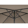 Ombrellone palo centrale Kalife in alluminio verniciato a polvere per giardino e balcone Ø 270 cm
