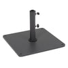 Base per ombrellone piastra in acciaio 25 Kg