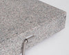 Base per ombrellone Shiny in granito e acciaio con ruote 30 Kg