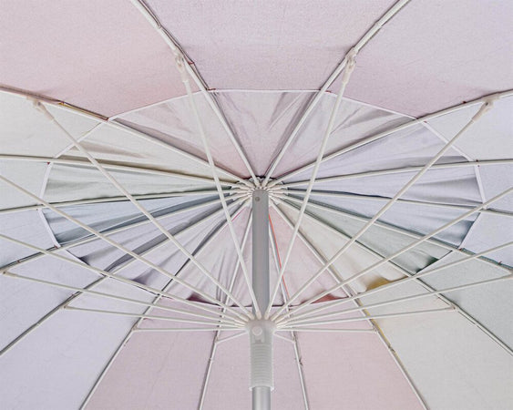 Ombrellone "Jamaica" in acciaio multicolor da mare h 230 cm