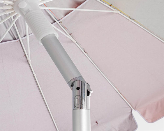 Ombrellone "Jamaica" in acciaio multicolor da mare h 230 cm