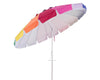 Ombrellone Jamaica in acciaio multicolor da mare h 230 cm