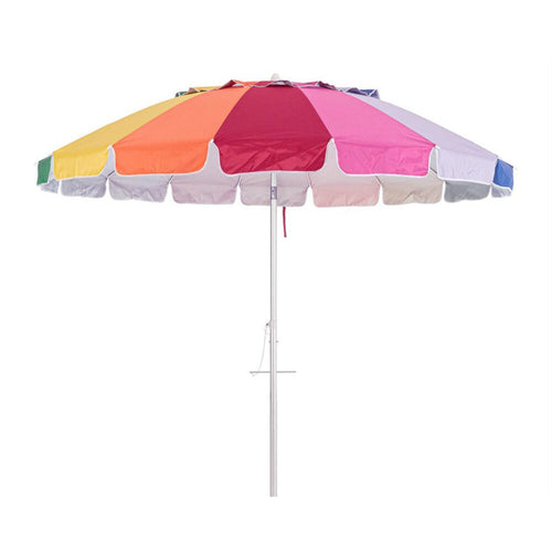 Ombrellone Jamaica in acciaio multicolor da mare h 230 cm