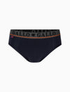 Gallo Slip basico intimo cotone blu tinta unita