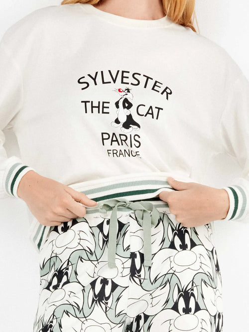 Pigiama Donna Gisela 2/20345S – Set Sylvester in Maglia Interlock