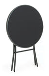 Tavolo tondo  pieghevole Martinez in acciaio 60 cm