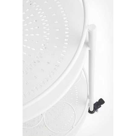 Carrello portatile "Burton" porta bottiglie e calici da vino h 81 cm