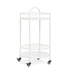 Carrello portatile Burton porta bottiglie e calici da vino h 81 cm