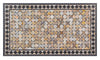Tavolo con mosaico Berkley in acciaio verniciato e piano in ceramica da giardino 160 cm