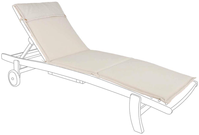 Cuscino per lettino da esterno per spiaggine , idrorepellente 190 x 62 cm