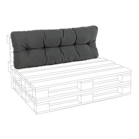 Cuscino imbottito per pedane in legno divani per pallet con bancali 120 cm