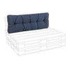 Cuscino imbottito per pedane in legno divani per pallet con bancali 120 cm