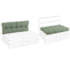 Cuscino imbottito per pedane in legno divani per pallet con bancali 120 cm