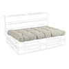 Cuscino imbottito per pedane in legno divani per pallet con bancali 120 cm