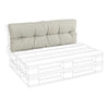 Cuscino imbottito per pedane in legno divani per pallet con bancali 120 cm