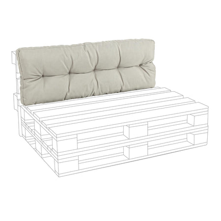 Cuscino imbottito per pedane in legno divani per pallet con bancali 120 cm