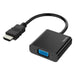 Connettore Video Hama 00200343 Vga Hdmi Black