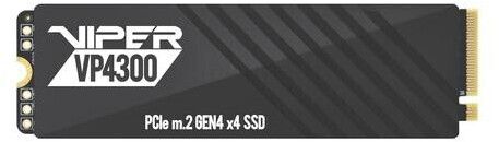 Ssd patriot 1tb viper vpn4300 m.2 2280 pcie gen4 gaming read:7400mb write:5500 mb/s - vp4300-1tbm28h