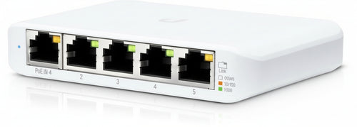 Ubiquiti networks unifi usw flex mini gestito gigabit ethernet (10/100/1000) bianco supporto power over ethernet (poe) - USW-FLEX-MINI