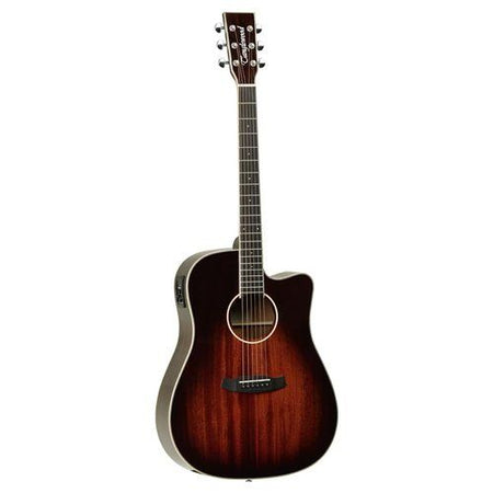 Chitarra acustica tanglewood tw5e-avb autumn vintage burst glos - 0819907021717