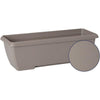 Jardiniere - GARDEN ID Teramo - Tortora 60 cm - Durevolezza - Riserva idrica integrata - Riciclato e riciclabile al 100% - Volume per le piante