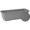 Jardiniere - GARDEN ID Teramo - Nero 60 cm - Durevolezza - Riserva idrica integrata - Riciclato e riciclabile al 100% - Volume per le piante