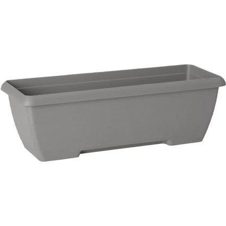 Jardiniere - GARDEN ID Teramo - Nero 60 cm - Durevolezza - Riserva idrica integrata - Riciclato e riciclabile al 100% - Volume per le piante
