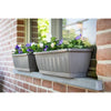 Jardiniere - GARDEN ID Terraflor - Antracite 60 cm - Durabilità - Riserva d'acqua - Riciclato e riciclabile al 100% - Volume per le piante.