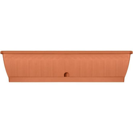 Jardiniere - GARDEN ID Terraflor - Terra 80 cm - Durabilità - Riserva d'acqua - Riciclato e riciclabile al 100% - Volume per le piante.