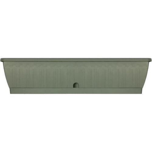 Jardiniere - GARDEN ID Terraflor - Verdigris 80 cm - Durabilità - Riserva d'acqua - Riciclato e riciclabile al 100% - Volume per le piante.