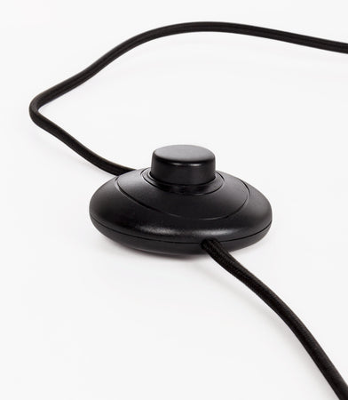 Piantana "Carter" nero in acciaio h 150 cm