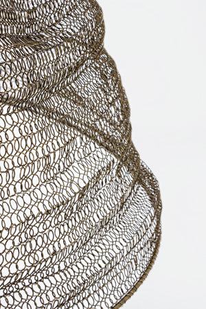 Lampadario "Amish Brass" in acciaio