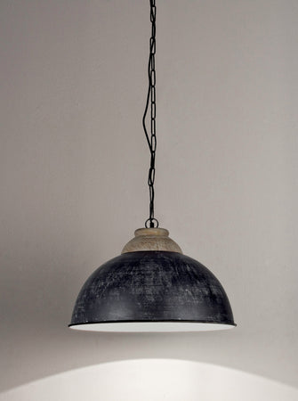 Lampadario "Ileana" in acciaio 52x35