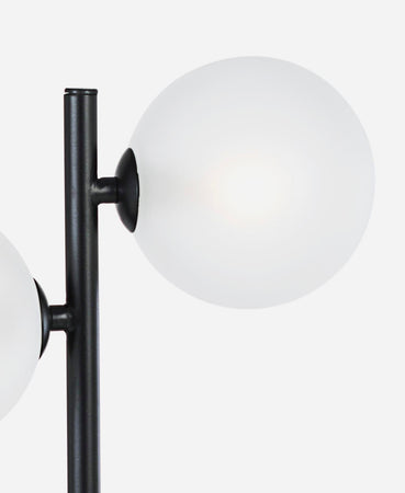 Lampada da tavolo "Balls" in acciaio h 54 cm