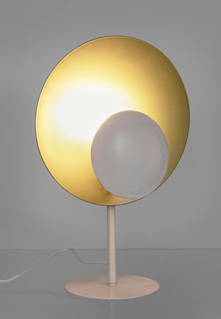Lampada da tavolo "Design" in acciaio h 46 cm