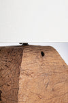 Lampada da tavolo Lumen in legno di teak riciclato h 40 cm
