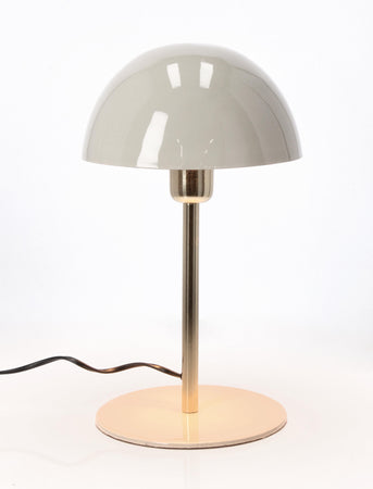 Lampada da tavolo "Velma" beige in metallo h 45 cm