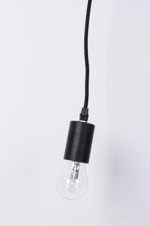 Lampadario "Oldish Light Met" in acciaio h 120 cm