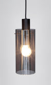 Lampadario Aglow in acciaio e vetro