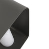 Lampada ridley antrac a led in alluminio per uso interno ed esterno