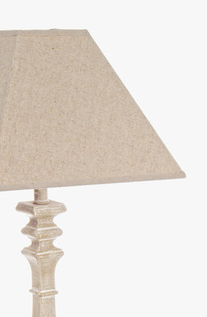 Lampada da tavolo "Ajaccio" in legno h 52 cm