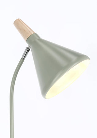 Piantana brill in acciaio verniciato a polvere e legno di pino h 148 cm